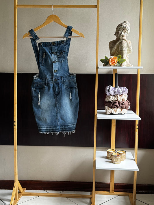 Denim Dungaree (Skirt)