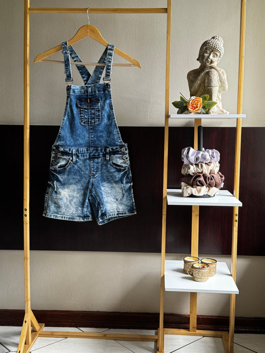 Denim Dungaree (Shorts)