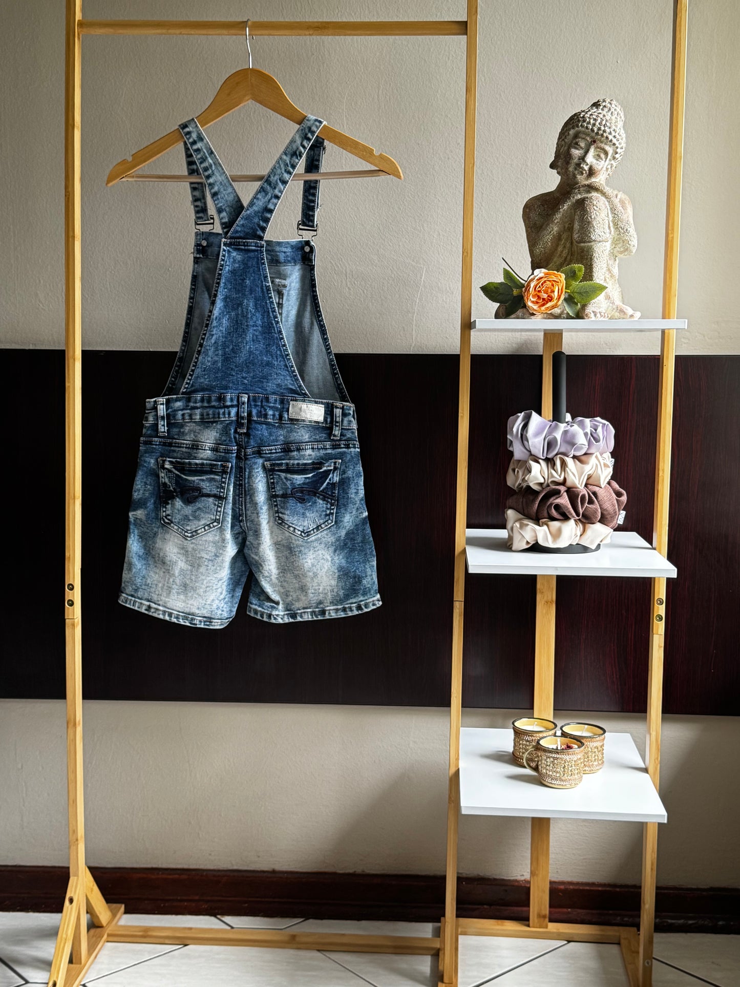 Denim Dungaree (Shorts)