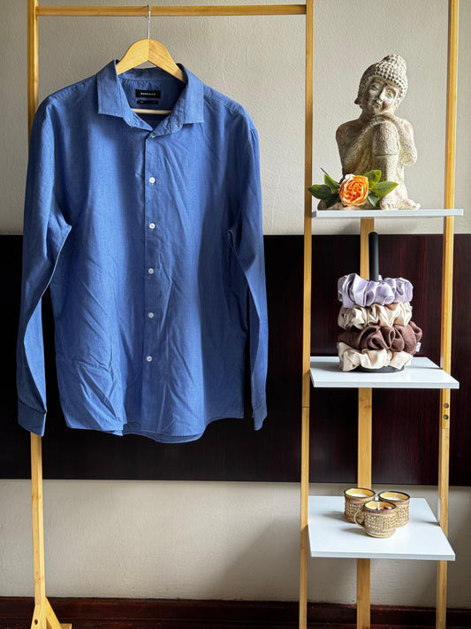 Mens Blue Shirt