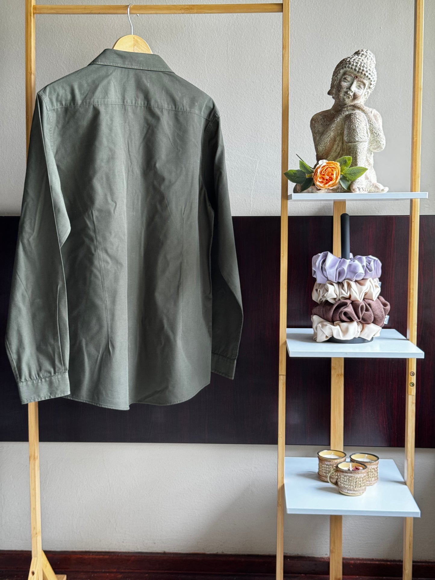 Mens Cargo Green Shirt