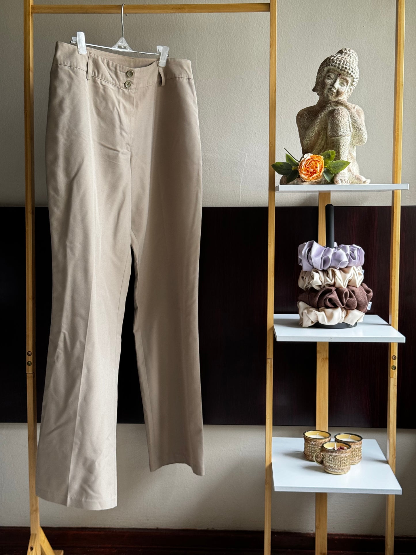 Beige Work Pants