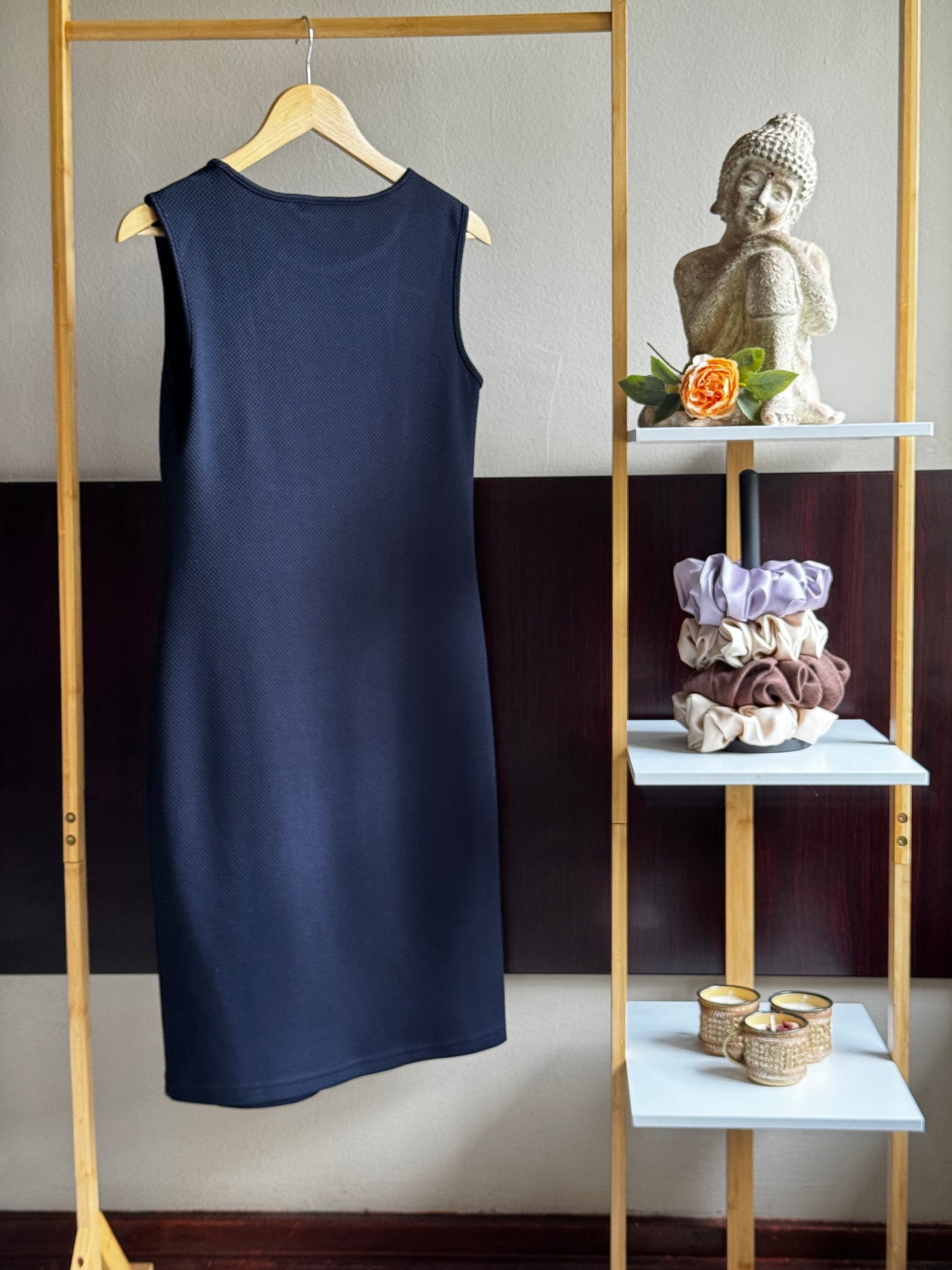 Royal Blue Sleeveless Work Dress