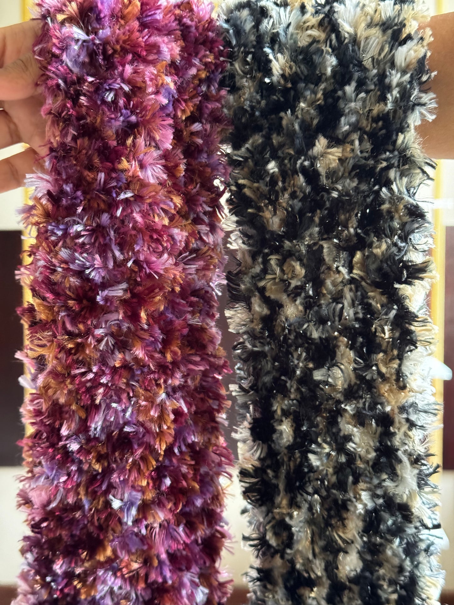 Gold & Black | Purple & Lilac Scarf