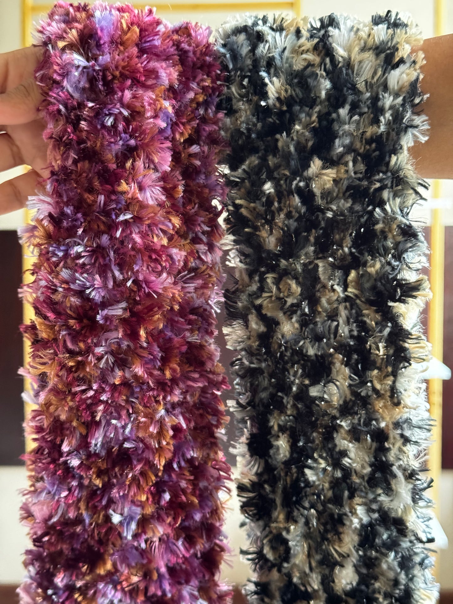 Gold & Black | Purple & Lilac Scarf