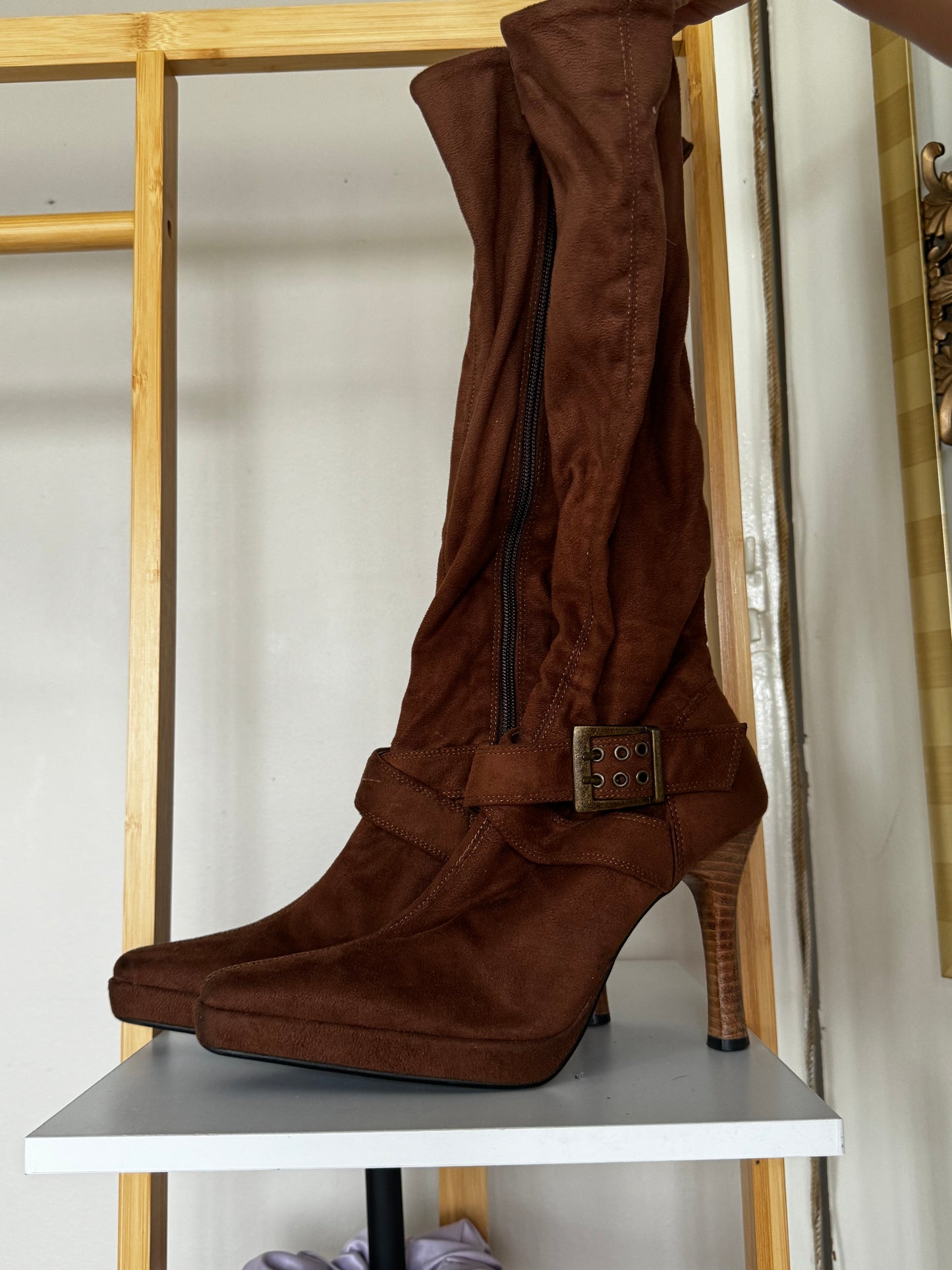 Brown Heel Boots