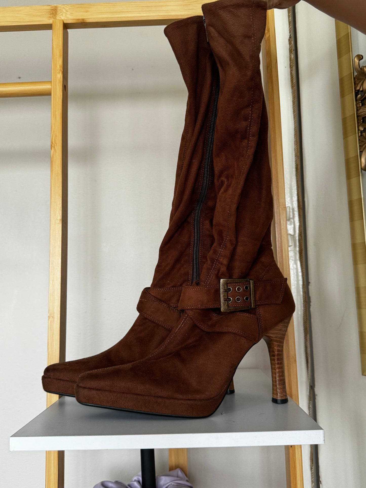 Brown Heel Boots